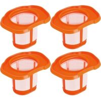 4-Piece Set - Dust Filter - Suitable for Black & Decker BHHV520BT, BHHV520BFP, BHHV320B, BHHV320J, BHHV520BF, BHHV520JF Vacuum Cleaners - Filter Accessories - Vacuum Cleaner Filter Replacement Parts -