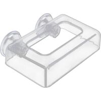 Aquarium fish feeder, acrylic feeder, wide feeding ring, floating sheet food rack, clean and sturdy design, excellent durability, acrylic material.