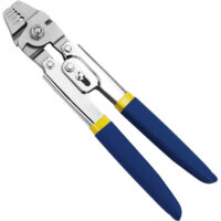 Figure-8 aluminum sleeve crimping pliers, with stainless steel wire cutter.