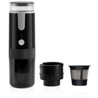 Coffee Machine - Portable Coffee Machine - Portable Espresso Machine - Portable Electric Espresso Machine - Rechargeable Mini Manual Coffee Machine - Compatible with Coffee Capsules and Ground Coffee