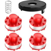 Spools for Einhell lawn mowers, 8 spools, 2 caps and 2 springs