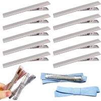 60 DIY Crocodile Hair Clips for Women, 65mm, Crease-Free