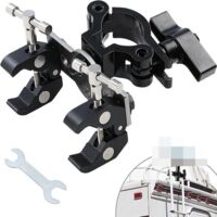 Suitable for Starlink brackets - Portable outdoor clamps for use on RV ladders, railings, etc. - Universal adjustable angle - Starlink mini accessory