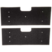 Filter for GE Profile washing machines, filter cotton for WH01X35719, 2-piece filter, washer-dryer combo, washable and reusable lint filter replacement (black).