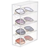 Transparent storage box - Sunglasses storage box - Plastic