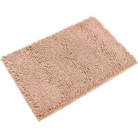 Bathroom Anti-Slip Mat - Bathroom Anti-Slip Mat - Floor Mat - Chenille Carpet - Suitable for Shower Areas - Floors - Home Furnishings - Bathtubs - Light Brown - 5080cm