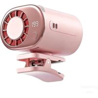 Clip-on fan - Desktop fan - Wireless desktop fan - 199 wind speed settings - 360° rotation - 2000mAh battery - Suitable for strollers, bicycles, umbrellas, desktops, and outdoor travel - Pink