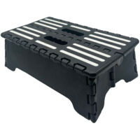 5-inch folding step stool, non-slip folding stool. Portable folding step stool suitable for kitchens, bathrooms, bedrooms, camping, travel, etc.