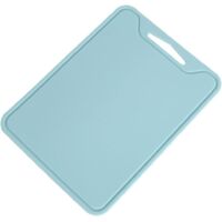 Thickened silicone cutting board, flexible cutting board mat, kitchen silicone cutting board, double-sided silicone cutting board, won't scratch vegetables (blue).