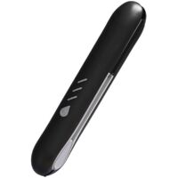 2-in-1 Hair Straightener/Curling Iron — Portable Cordless Mini Curling Iron — 3 Temperature Settings — Ceramic Material — Travel-Friendly — Women's Cordless Hair Straightener — Black