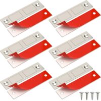 Magnetic door closers - 6-piece set - Magnetic door closers - Door magnets - Door lock magnets - Cabinet magnets - Door catches - Magnetic latches - Drawer magnets