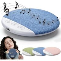 Sleep Pillow Speaker - Bluetooth Under-Pillow Speaker with White Noise and Timer - Flat Design, Stereo Bass - Designed for Adults and Children - Blue - 1 Piece