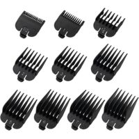 10-piece set of hair clipper combs, limited quantity combs, hair clipper set, Val hair clipper protective cover 1.5-25 mm.
