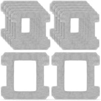12-Pack - Microfiber Cleaning Cloths - Suitable for Ecovacs Winbot W1/W2/W1 Pro/W2 Omni - Cleaning Pads - Microfiber Cleaning Cloth Replacement Set - Microfiber Material - Washable - Replacement Cloth