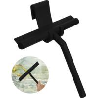 9-inch wide silicone squeegee for shower rooms also suitable for cleaning windows, cars, bathrooms, etc. Clear glass wall cleaner for shower rooms, glass, and windows.
