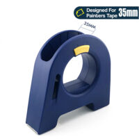 Tape applicator for precise concealment of various exterior features, including entry points and trimming (35mm).
