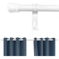 Aluminum alloy spliced curtain rod, Roman rod, window Roman rod, metal wrought iron rod, curtain track, curtain rack - white