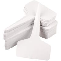 200 Garden Tags - Reinforced White Waterproof Garden Tags - Suitable for Gardening and Vegetable Gardens