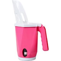 Cat litter scoop with collection tray - detachable stand and large capacity - portable cat litter bin