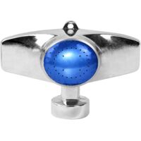 360° metal dot sprayer, small garden sprinkler, suitable for small lawns, circular spray pattern, gentle water flow, ideal for garden watering (1 unit, blue).