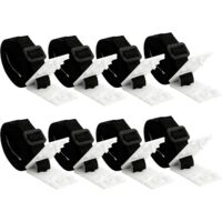 8-piece solar pool cover fastener set, parasol wheel belt, pool cover clamp for moving the reel, and waterproof fabric.