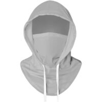 Cool balaclava hat, sun protection, UV protection, breathable full-head mask, unisex, suitable for cycling, motorcycling, fishing, etc. - Light gray
