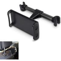 Car tablet holder. A car headrest tablet and phone holder suitable for 4.7 to 11-inch tablets and phones, supporting 360° full rotation.