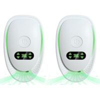Air Purifier - Plug-in Negative Ion Air Purifier - Dual-Pack Air Purifier (with Negative Ion Generator) - Air Freshener - Bedroom Air Purifier - Home Air Purifier - Suitable for Bedrooms and Bathrooms