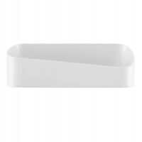 Étagère Salle Bain Blanc PP Durable Pratique