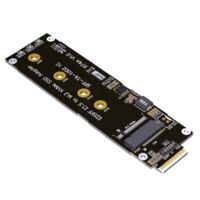 Carte d'extension PCIe X4 5.0 NVMe pour SSD M.2 vers adaptateur EDSFF E1.S
