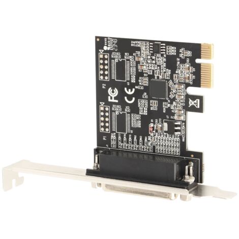 Carte d'Extension PCI Express 1X Port Parallèle DB25 pour Imprimante, Adaptateur Polyvalent IEEE 1284 (1/5)