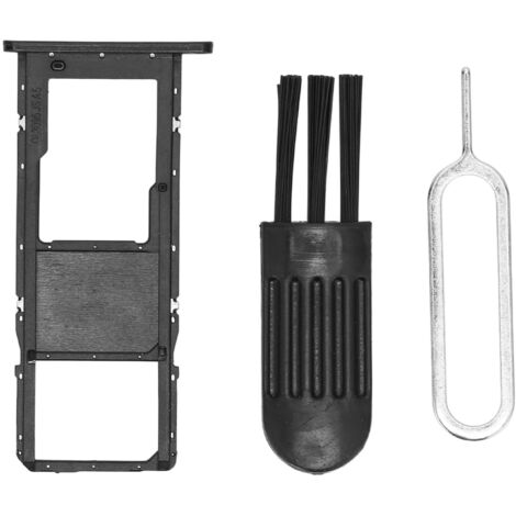 Support SIM Card Tray Galaxy A02S A025U - Pièce de rechange robuste et durable en plastique, taille précise pour maintien optimal de la carte SIM. (1/5)