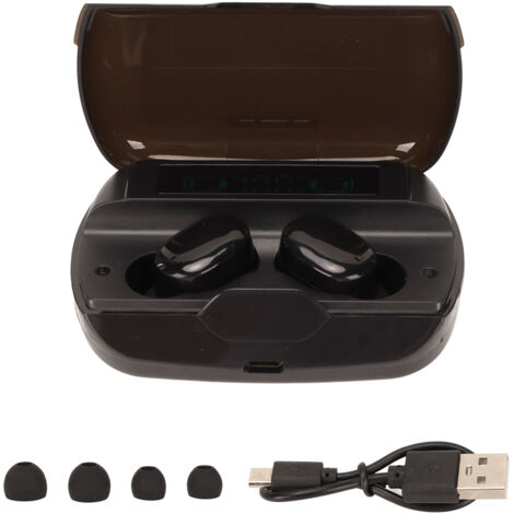 Casque Sport à Conduction Osseuse Bluetooth, Écouteurs Ouverts Anti-Sueur avec Microphone à Réduction de Bruit pour la Course (1/5)