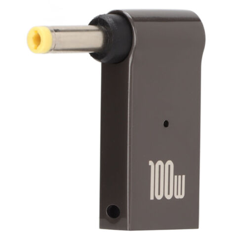 CY Adattatore Tipo-C Ingresso USB-C a Jack DC 4.0x1.3mm Display LED