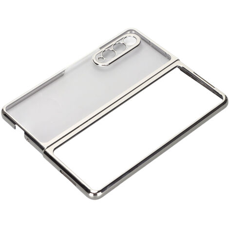 Étui pliable argenté pour Z Fold 3 - Coque électroplaquée tendance et antichoc (1/5)