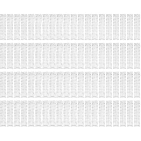 100 pièces Housses jetables pour écouteurs, extensibles et hygiéniques, adaptées à la plupart des casques - Blanc (1/5)