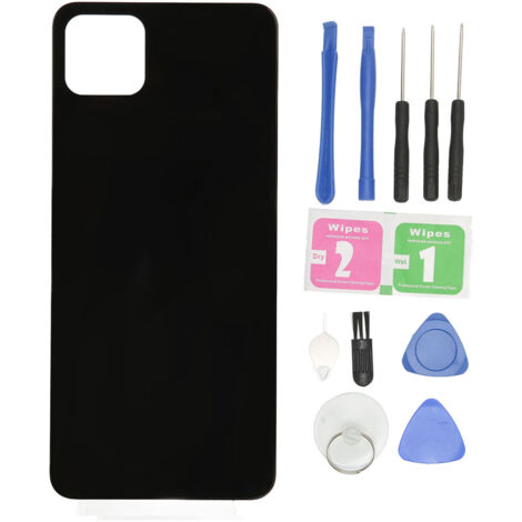 Pare-choc arrière en verre 6,3 pouces pour Google Pixel 4XL - Noir - Coque de remplacement (1/5)