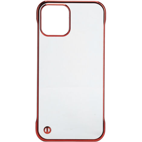 Coque iPhone 12 Transparente à Bordures Colorées - Protection PC Dur Anti-Choc (1/5)