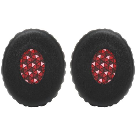 1 Paire de coussinets de remplacement pour casque audio OE2, OE2I, SoundTrue (Noir et Rouge) (1/5)