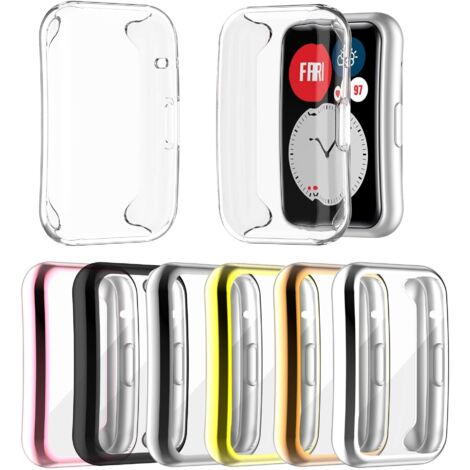 Coque de Protection HUAWEI Watch FIT - Étui TPU Souple Anti-Rayures et Protège-Écran Intégral (1/5)