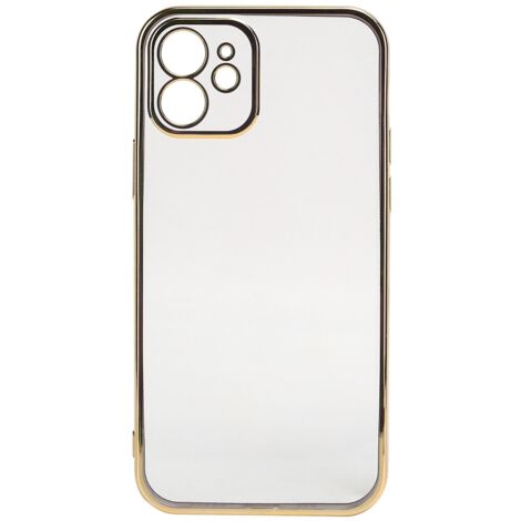 SULADA Coque iPhone 12 Protection Totale TPU Électrodorée Dorée Antichoc (1/5)