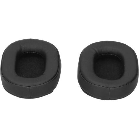 Housse de coussinets en mousse à mémoire remplaçable pour casque ATH-MSR7, M50X, M20, M40, M40X (Noir) (1/5)