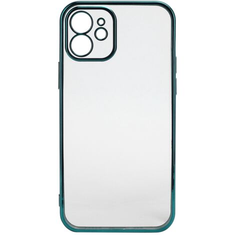 SULADA Coque de Téléphone iPhone 12, Protection Complète TPU Électroplaquée, Vert (1/5)