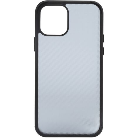 SULADA Coque iPhone 12/12 PRO Protection Totale Cadre Métal Texture Fibre Bleu Marine (1/5)