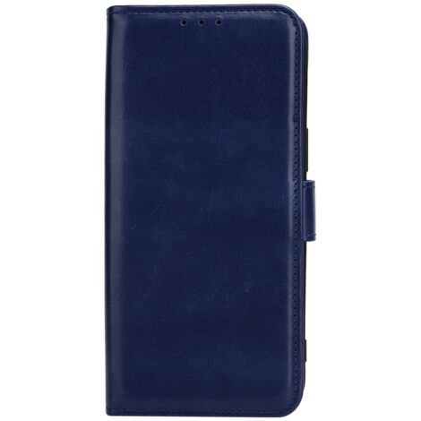 Étui Cuir Protection Intégrale Antichoc pour iPhone 12 Pro Max avec Fente Carte - Bleu (1/5)