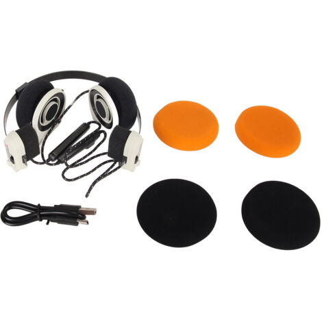 Casque Bluetooth Rétro Pliable Léger, Écouteurs Sans Fil Portables BT5.2 Compatibles Téléphone et Tablette, Gris (1/5)