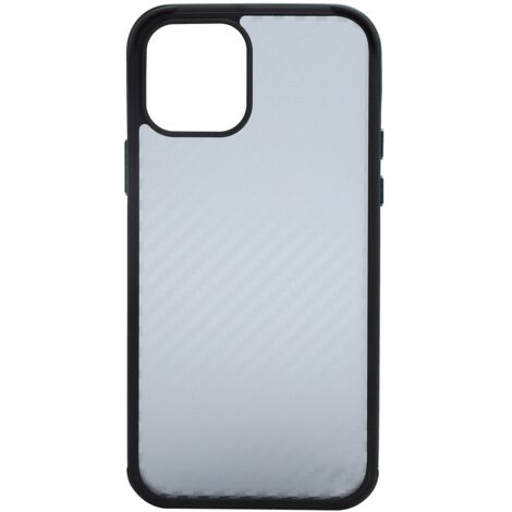 SULADA Coque iPhone 12/12Pro en Fibre Texturée avec Cadre Métallique, Vert (1/5)