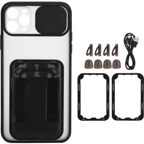 1 Paire d'Écouteurs Bluetooth Magnétiques Détachables pour Coque de Téléphone iPhone 12 Pro Max (1/5)