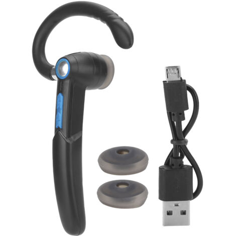Casque Bluetooth Monopode Oreillette Portable Haute Compatibilité Équipement Audio Bleu (1/5)