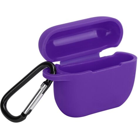 Étui de protection en silicone pour boîtier de charge AirPods Pro/AirPods 3, violet (1/5)
